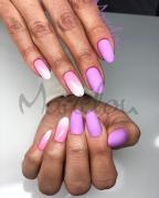Różowy zawrót głowy💜 #nails #nail #nailstagram #nailart #ombrenails #paznokcie #paznokciehybrydowe #paznokcieżelowe #paznokciezelowe #rozowepaznokcie #pinknail