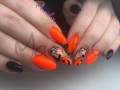 Pumpkin Nails.
